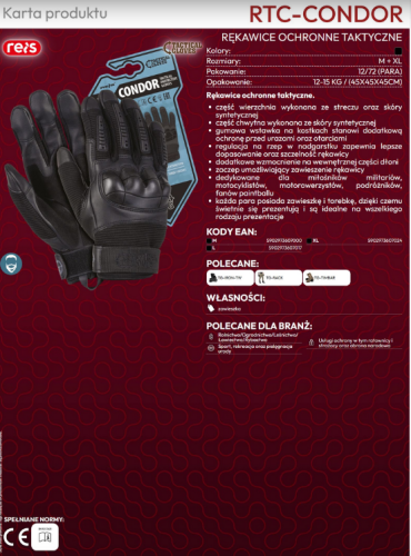 rekawice TAKTYCZNE CONDOR opis.PNG