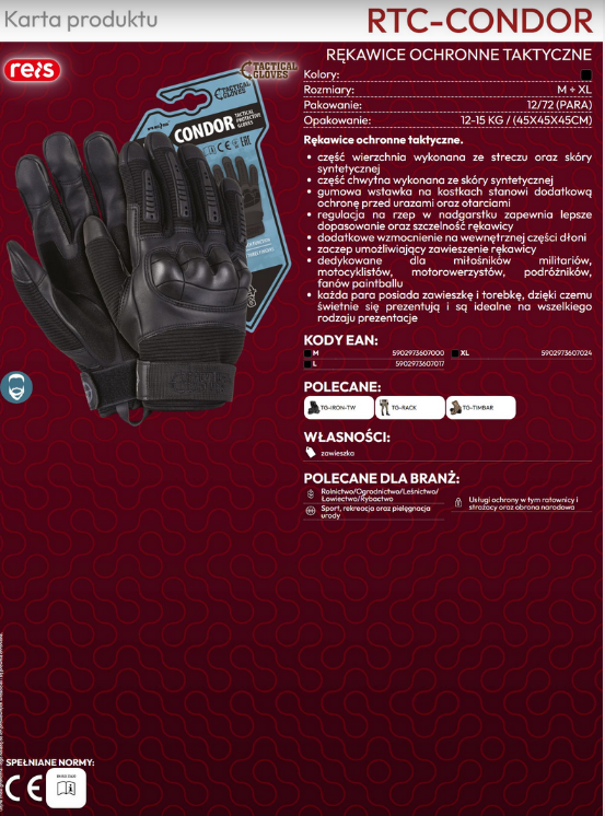 rekawice TAKTYCZNE CONDOR opis.PNG