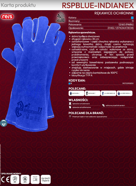 Rękawice spawalnicze RSPBLUE-INDIANEX opis.PNG
