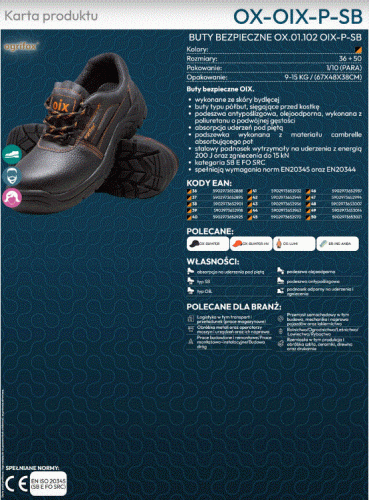 buty OIX OX półbut opis.GIF