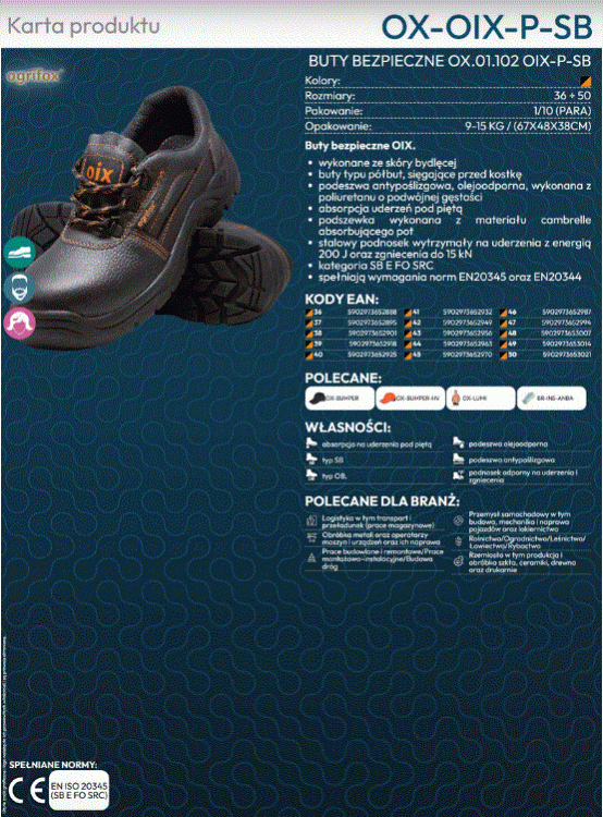 buty OIX OX półbut opis.GIF